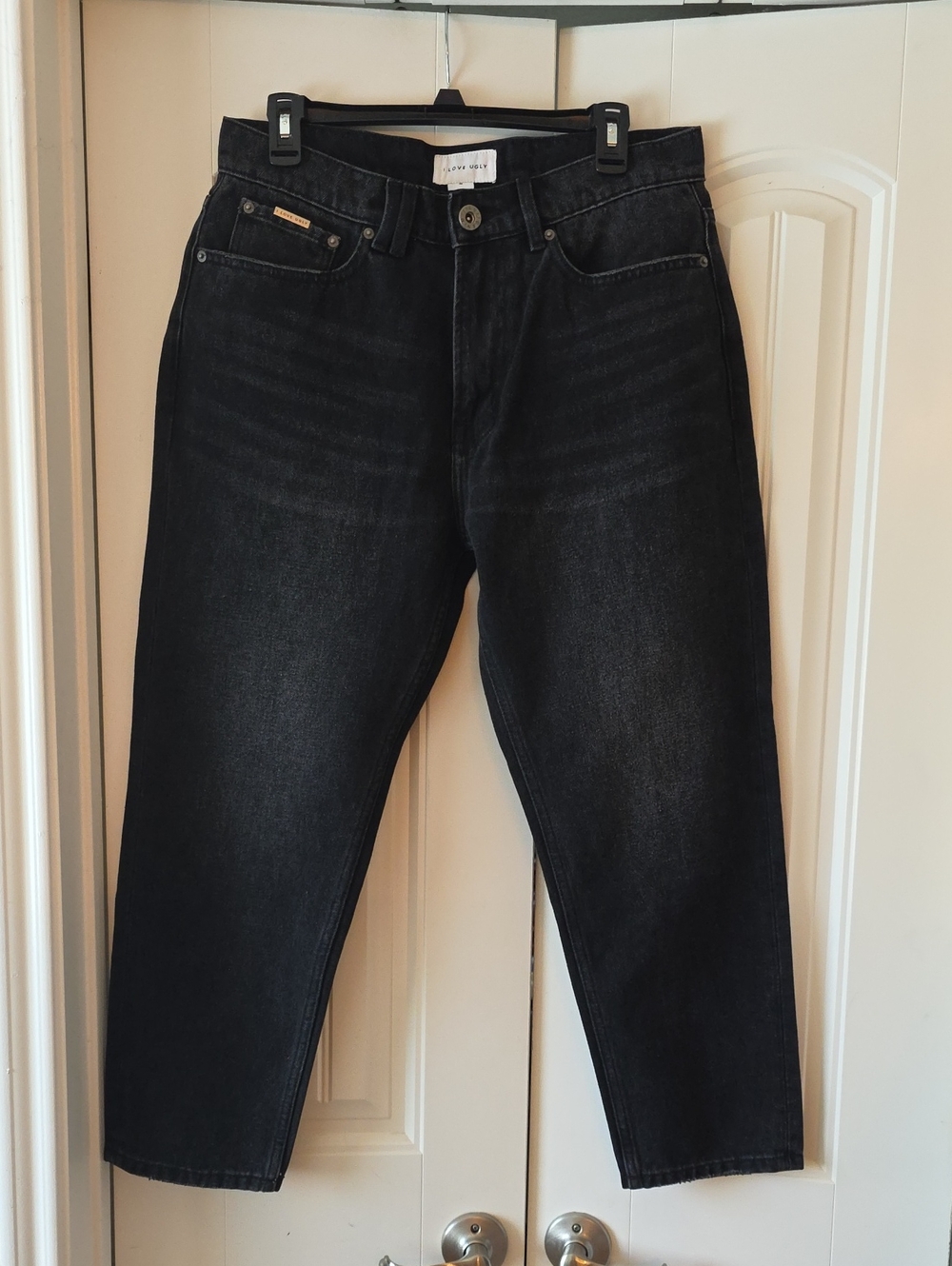 Relaxed Black Men's Jeans - Unlabeled Brand
